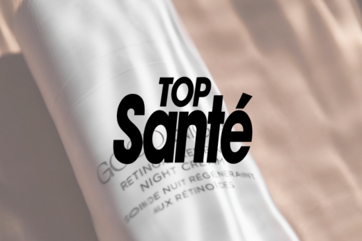 Good Night Retinoid Night Cream is featured in Top Santé Magazine