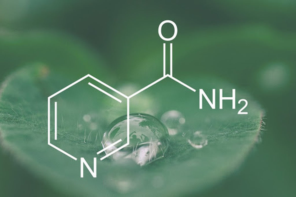 Niacinamide science symbol