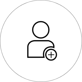 CREATE AN ACCOUNT ICON