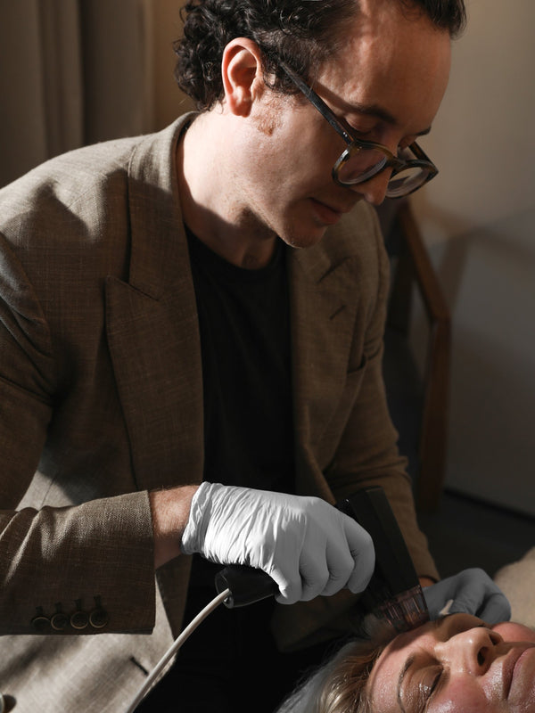 Dr David Jack during a treatment